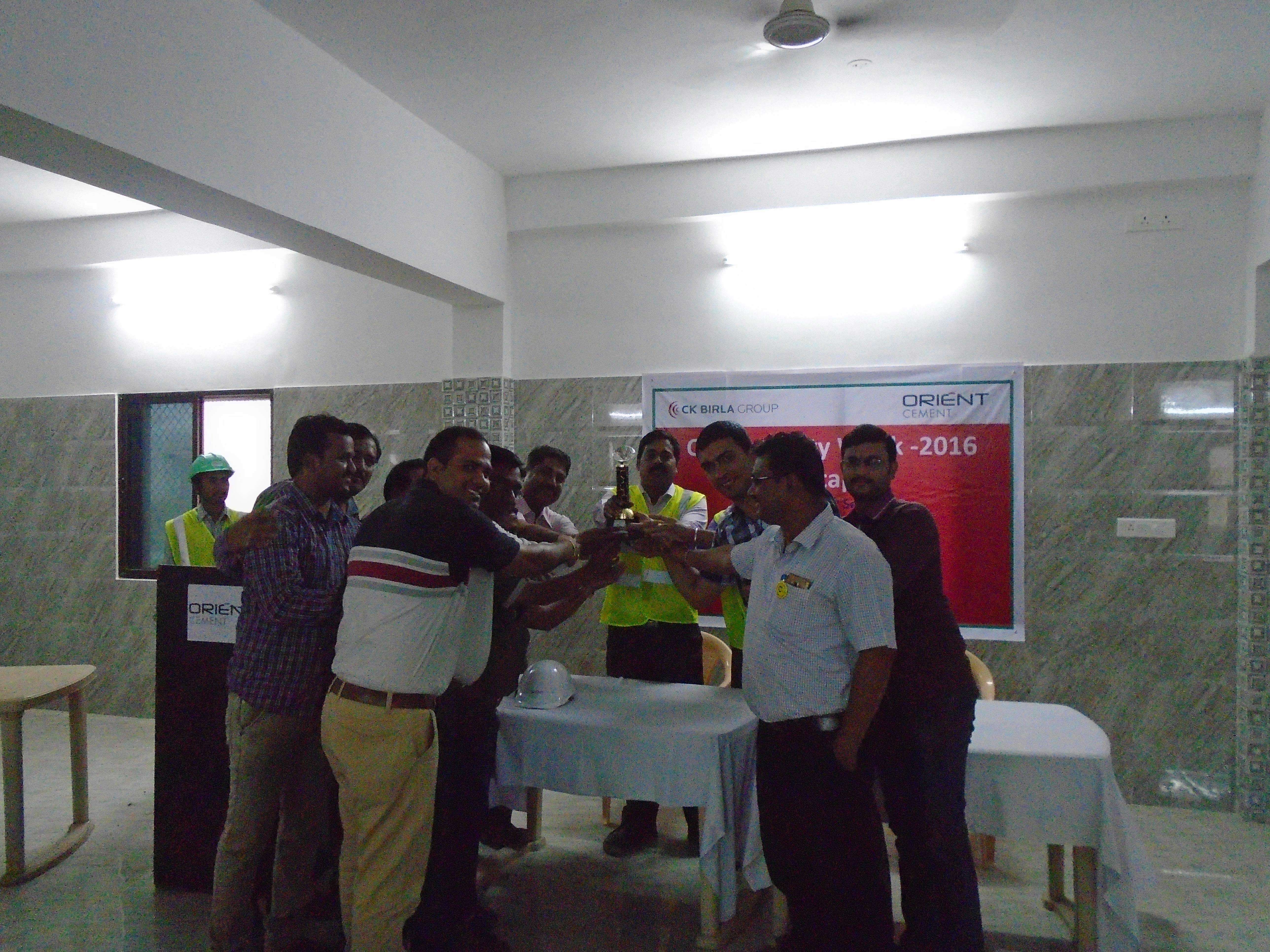 Best House Keeping Trophy at Chittapur