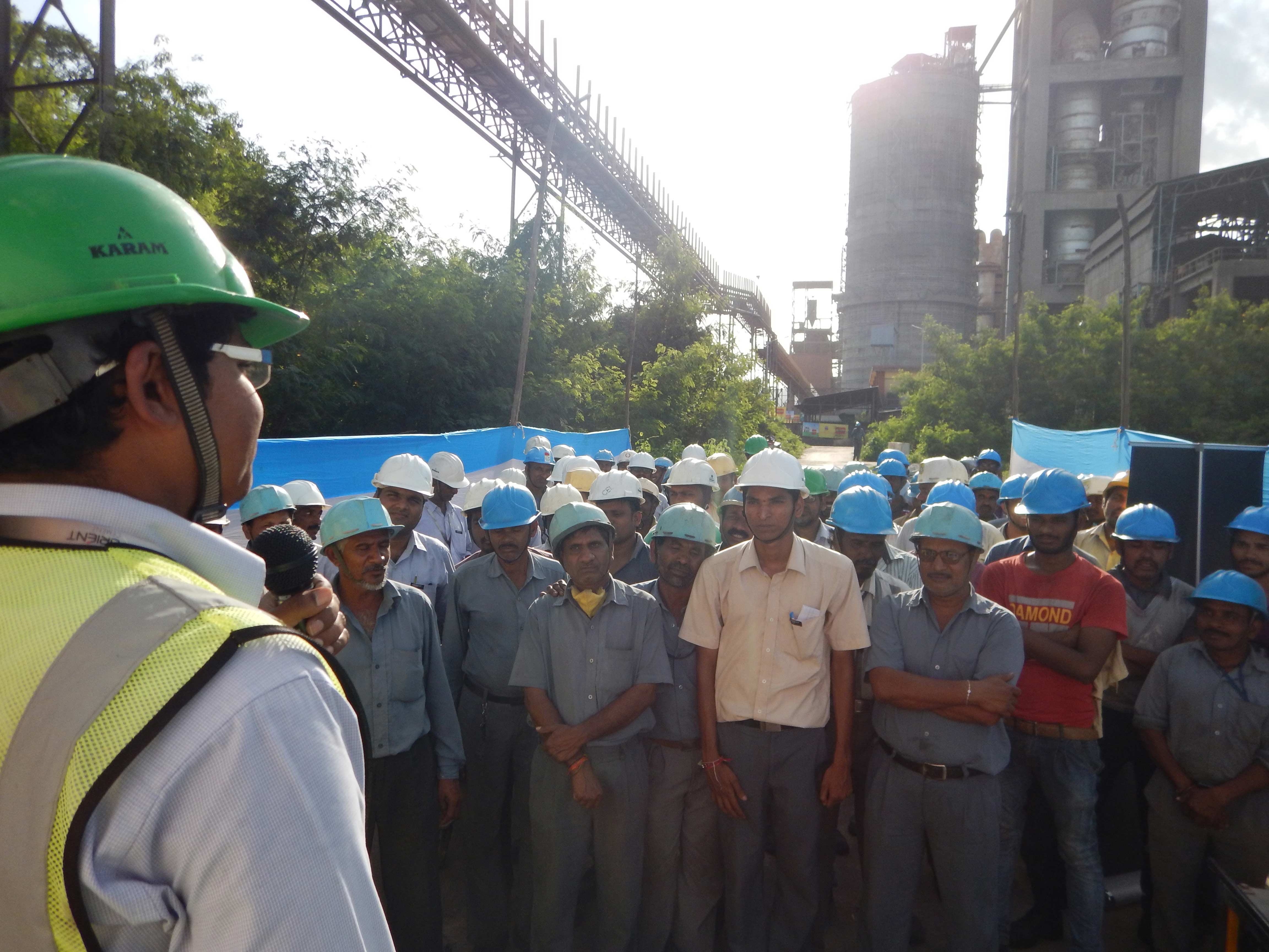 Children park at Devapur plant