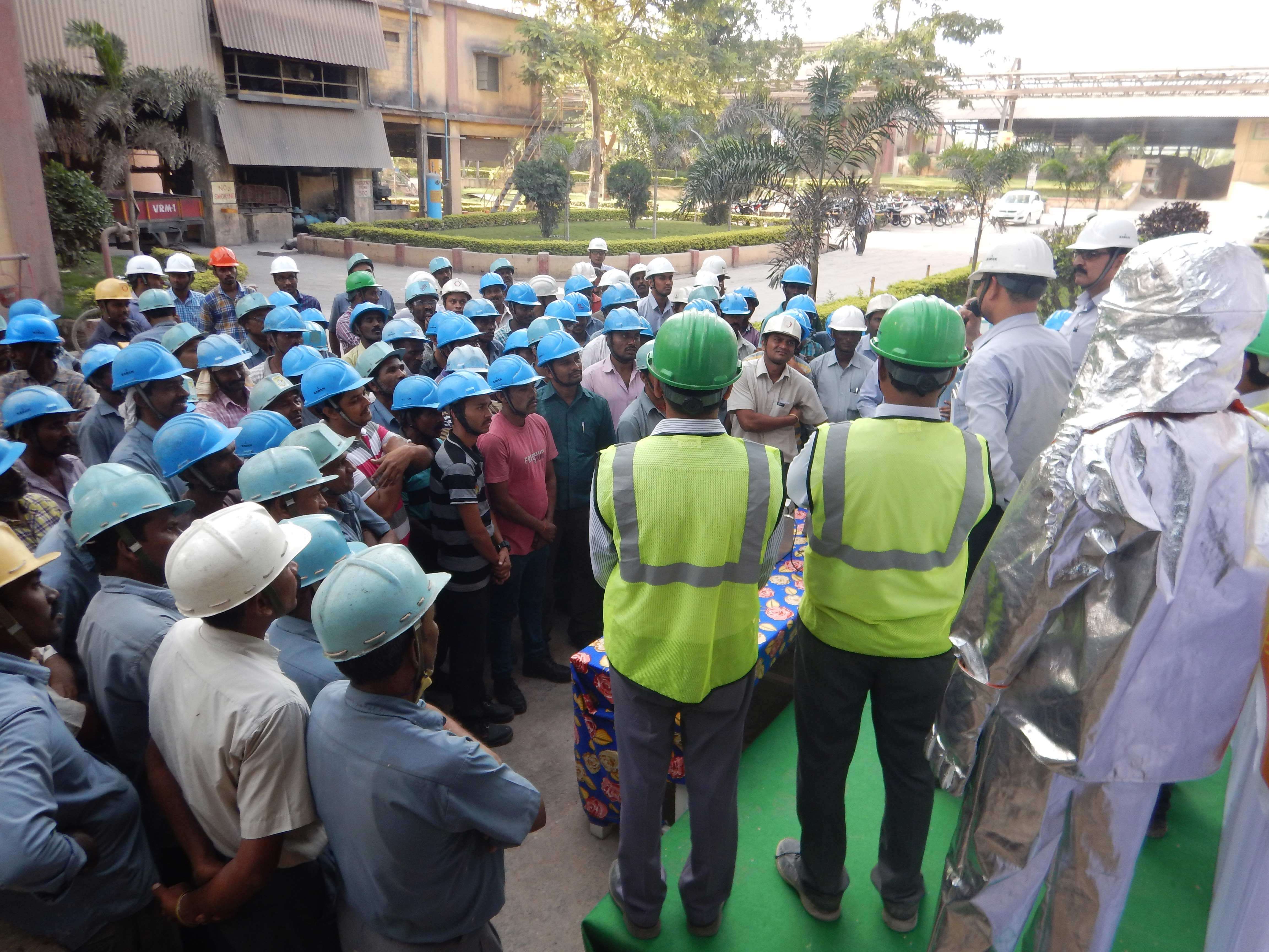 Children park at Devapur plant