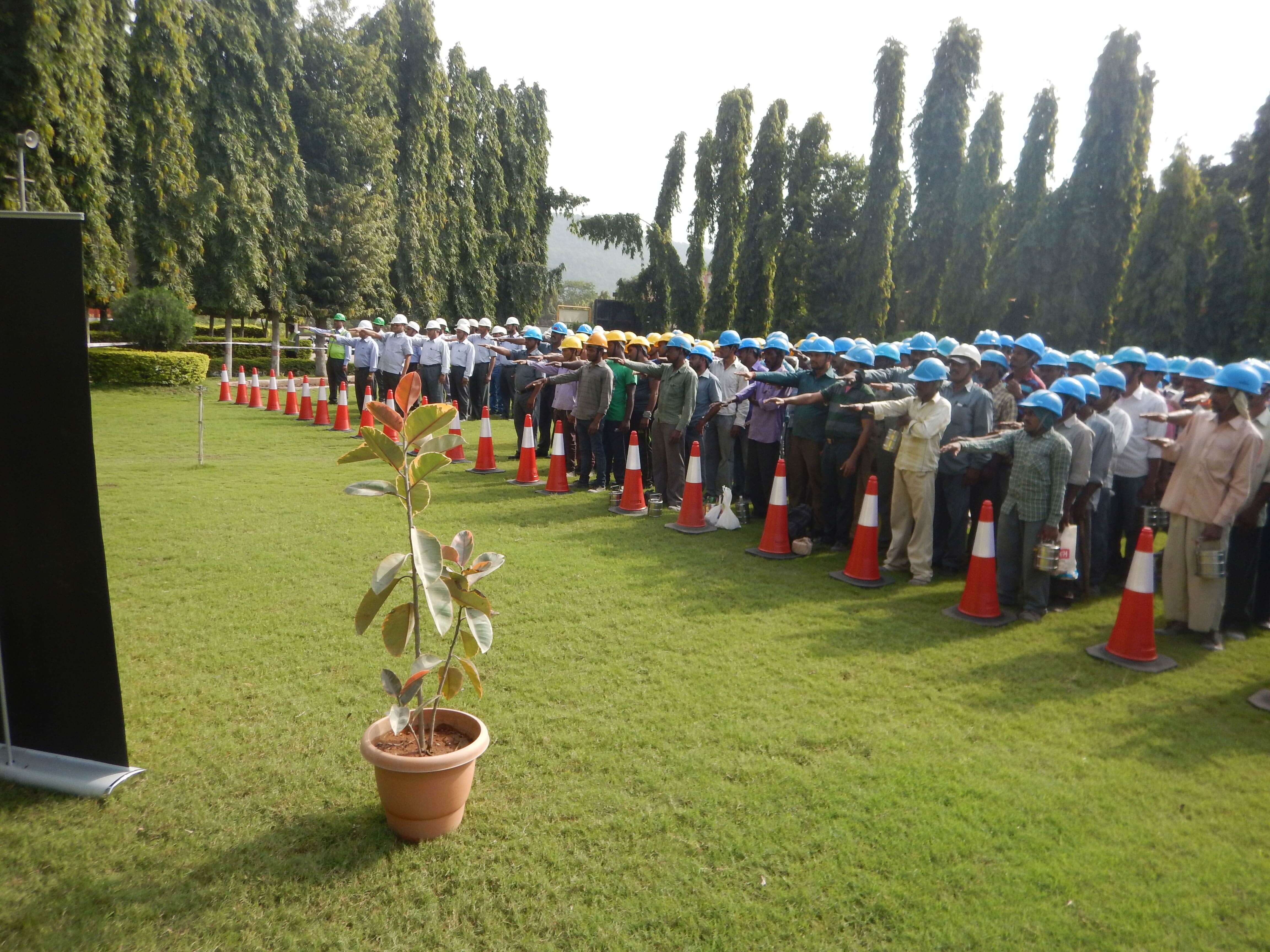 Children park at Devapur plant