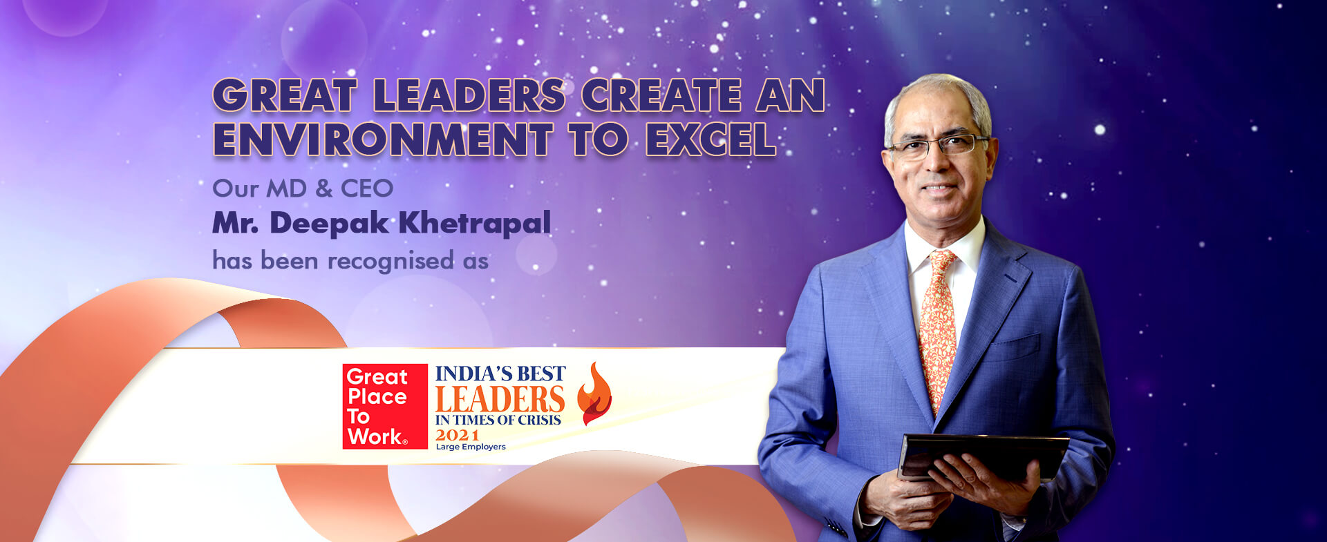 India best leader award banner