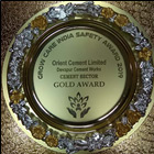 GOLD AWARD” from Grow Care India Safety Awards 2019 in Cement Sector
