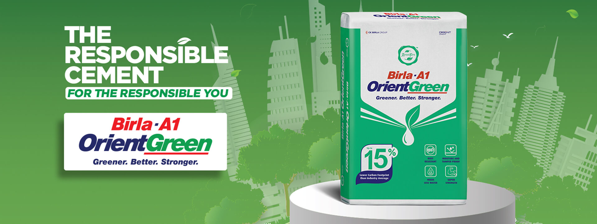 Orient Cement home banner